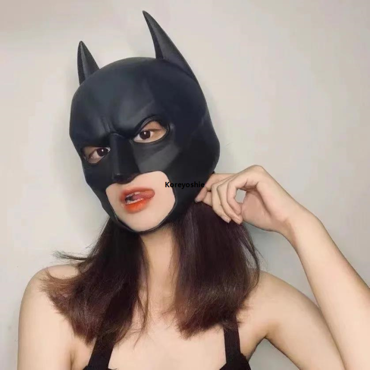 Douyin%20Party%20Makeup%20Halloween%20Cosplay%20Headwear%20Mask%20Batman%20Latex%202024%20New%20Batman%20Bar%20Same%20Style%20-%20Image%204