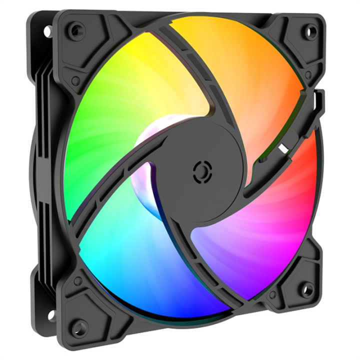 Sojhoop%2012cm%20Chassis%20Cooling%20Fan%204P%20Interface%20Chassis%20Fan%20Computer%20Chassis%20Cooling%20Colorful%20Lights%20Mute%20Multi-Function%20Fan,1%20Set%20-%20Image%204