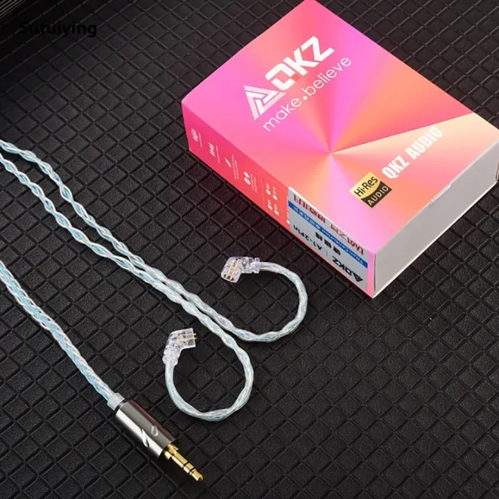 Sutuiying%20QKZ%20T1%20Earphone%20Cable%20200%20Core%20Copper%20Silver-plated%20Upgrade%20Cable%20Fifty%20percent%20discount%200.75mm%203.5mm%202Pin%20Wired%20Headset%20For%20KZ%20ZSN%20ZS10%20Pro%20EDX%20TRN%20-%20Image%208