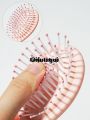 Difutagui Cute Sakura Air Cushion Untangling Hair Brush Comb Mini Portable Fashion 2025 Girls Anti-static Scalp Massage Foldable Mirror Hairbrush. 