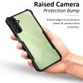 Back Case - Samsung Galaxy A24 4G Phone Cover | All-Round Protection | Bumper Shockproof Transparent - Black. 