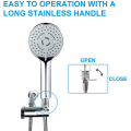 NAMUNY Shower Shut Off Valve, 304 Stainless Steel Mini Ball Valve NPT Thread(1/2Inch Male x 1/2Inch Female),2 Pack. 