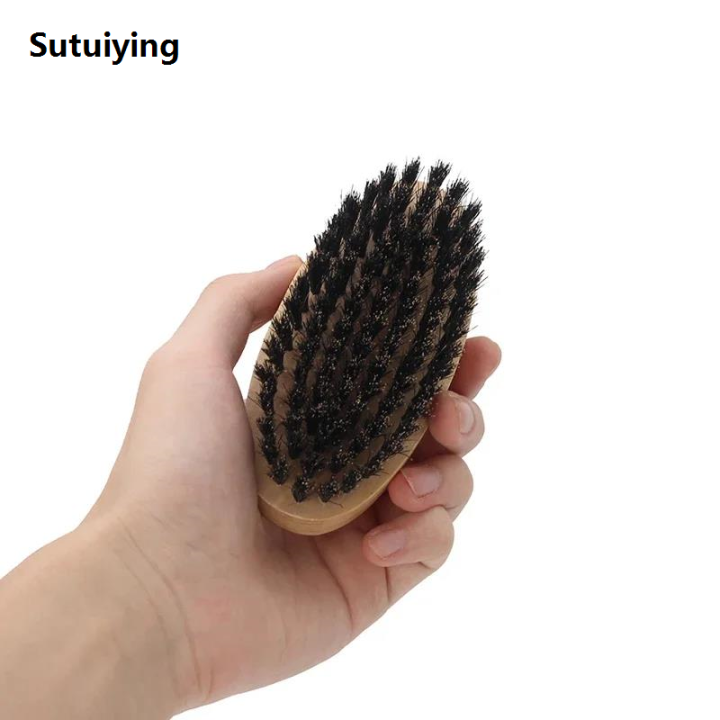 Sutuiying%20Wooden%20Hair%20Beard%20Brush%20For%20Men%20Natural%20Wood%20Comb%20Boar%20Bristle%20Mustache%20Profesional%20Brush%20Travel%20Men's%20Waves%20Brush%20Gifts%20Birthday%20Beard%20Care%20-%20Image%205