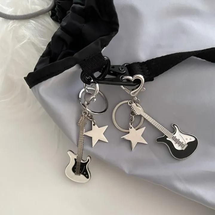 New%20style%20Cool%20Keychain%20Charming%20Female%20Trendy%20Pendant%20Star-shaped%20Guitar%20design%20Retro%20accessories%20for%20Daily%20wear%20Street%20fashion%20-%20Image%205