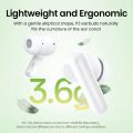 (WS207-45110) UGREEN HiTUNE P3 TWS White Bluetooth 5.3, HiTune H5 Headphone Semi-in-ear Earphone, 4 Mics Noise Cancelling Headset, 26H Play Time Fast Charging, 13.6mm Large Driver,Lightweight IPX5 Waterproof Game Mode. 