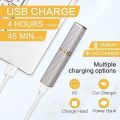 Painless 2 in 1 Rechargeable Flawless Facial Hair Remover with Eyebrow Timmer. 