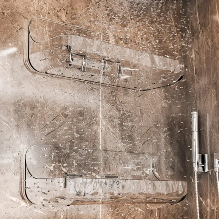 Acrylic%20Transparent%20Storage%20Rack%20Bathroom%20Wall%20Mounted%20Punch%20Free%20Storage%20Tray%20DUJU%20-%20Image%204