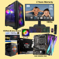 Budget Gaming Desktop PC & MSI 24" Inch 100Hz IPS Monitor with AMD Ryzen 5 5600G | 16GB 3600MHz RAM | 256GB SSD | 650W SMPS | RGB Mouse & Keyboard | Gaming Pc. 