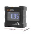 4 x 90 Degrees(0-360 Degrees)Digital Electronic Magnetic Angle Gauge Backlight Digital Level Box Protractor Bevel Gauge. 