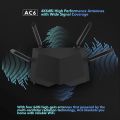 Tenda AC1200 Smart Wi-Fi Router, High Speed Dual Band Wireless Internet Router With Smart APP, 4 x 100 Mbps Fast Ethernet Ports AC6 Black. 