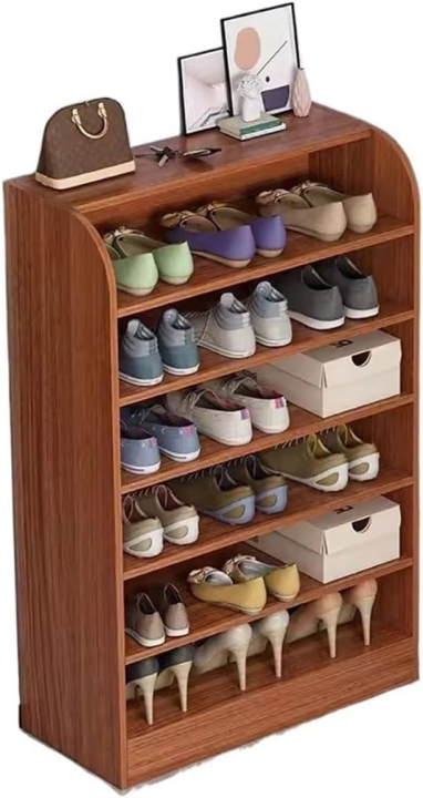 Open Shoe Storage Cabinet Multi-Layer Shoe Rack Simple Modern Minimalist Home Office Shoe Cabinet Multi-Functional Daraz for Entry way Multi Color Available