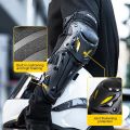 MRK3C Motocross Knee Pads Breathable Riding Elbow Guard Motorcycle Protection Knee Motorcycle Elbow Protector for MTB Riding Off-Road. 