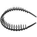 fasdaga 2X Plastic Teeth Comb Hairband Hair Hoop Headband Black For Woman. 