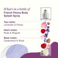 Layer Wottagirl French Peony Body Splash 135 ml Wottagirl Perfume. 