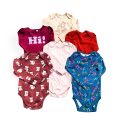 Cotton Printed Full Sleeve Baby Romper ( 0-36 Months ) - 1 Pcs ( Color Assorted). 