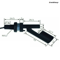 Anedshaop 12-24V Tank Liquid Water Level Sensor Horizontal Float Fashion Switch Plastic Aquarium Tank Pool FlowSensor. 
