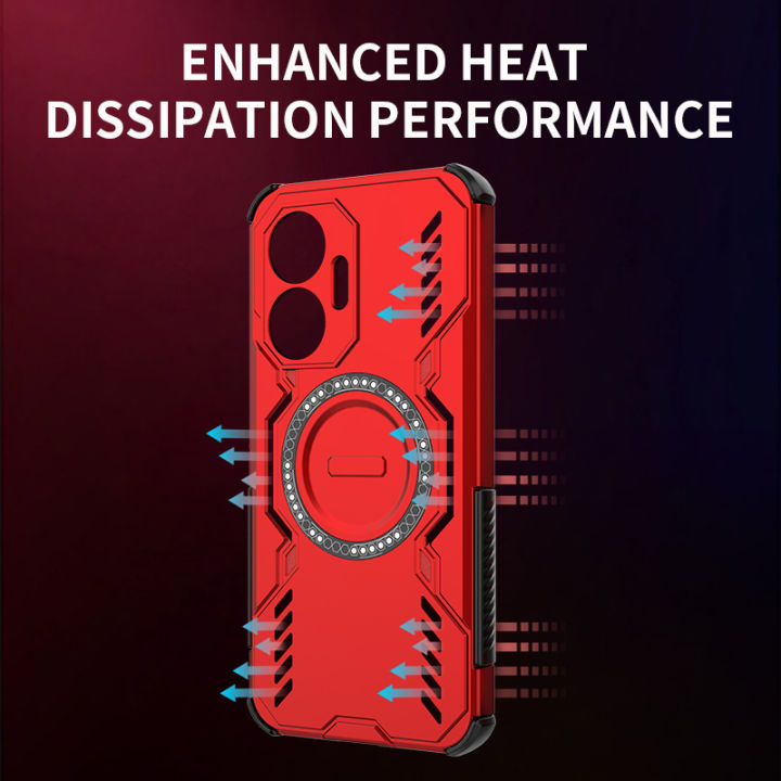 Lereach%20Magnetic%20Case%20for%20Xiaomi%20Redmi%20Turbo%204%20Pro%20Cooling%20Back%20Cover%20Shockproof%20Anti-Slip%20Phone%20Cases%20-%20Image%204