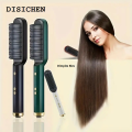 DISICHEN Affordable Hair straightening, tool styling curls 1-in-2 1 straightening comb, electric hair straightening multi-function. 
