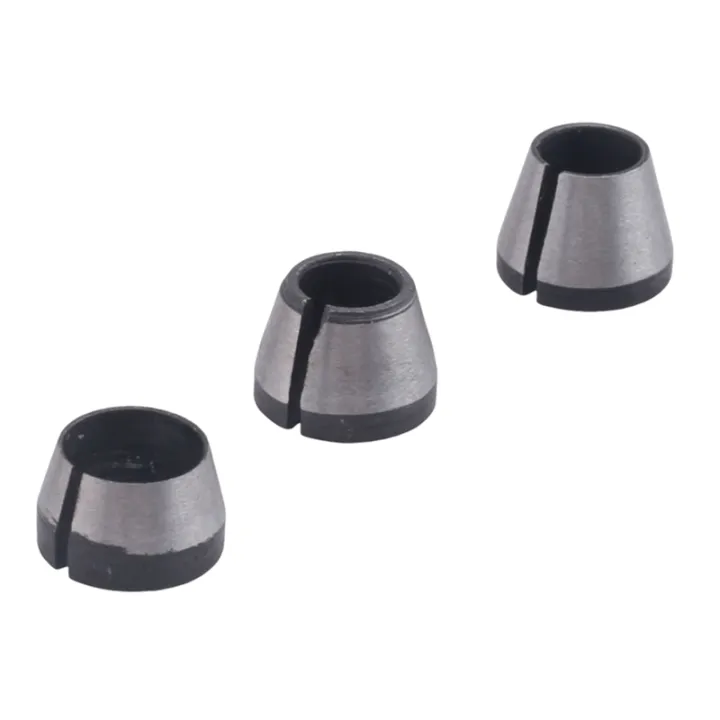 3Pcs High Precision 6mm 6.35mm 8mm Router Collet Chuck Adapter for ...