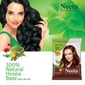 Neeta Powder Hair Color, Henna Based Hair Color Natural Brown (15g Pack of 10), Silky Soft and Shiny Hair Colour with Benefits of 5 Natural Herbs. 