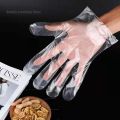 500Pcs Disposable PE Gloves Bulk Cooking Gloves Kitchen Gloves Food Prep Gloves | Multi Use Disposable Gloves - 500 Pcs. 