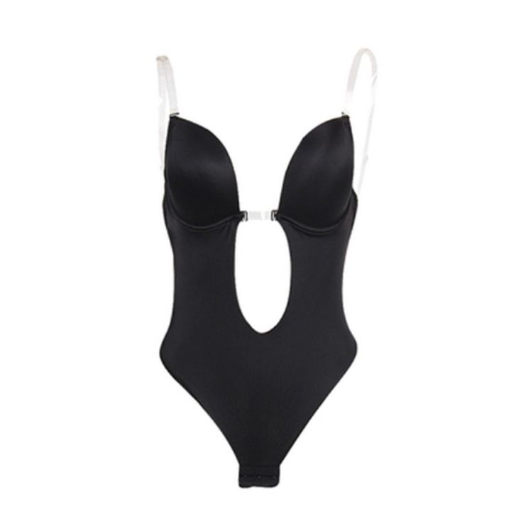 New%20Comfortable%20Seamless%20Control%20Body%20Deep%20V-Neck%20Corset%20Postpartum%20Bodysuit%20Slim%20Shapewear%20Women%20Slimming%20Underwear%20Tummy%20Shapers%20-%20Image%202
