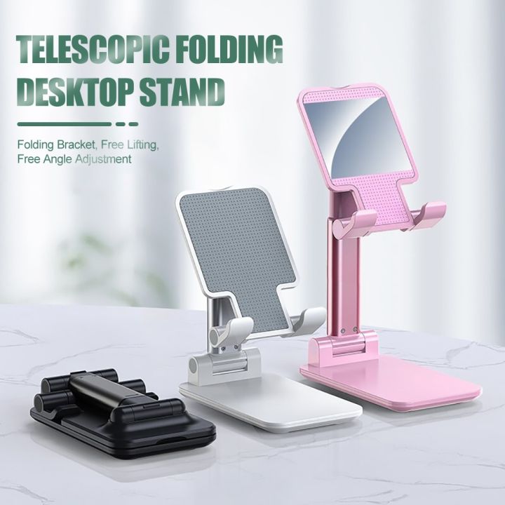 Cellphone%20Stand%20Foldable%20Desk%20Phone%20Holder%20Adjustable%20Mobile/Pad%20Stand%20with%20Non%20Slip%20Silicone%20-%20Image%203