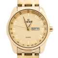 Swish Golden Color Stainless Steel Chain Casual Watch For  Men. 