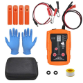 Professional EM288 Injector Tester, 8 Pulse Modes, with Nozzle Cleaner Tool Kit for Cars. 