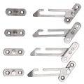 NCANRUI 12 Pack Window Restrictor Locks Window Restrictor Hook Stainless Steel Child Lock Restrictor with Screws. 