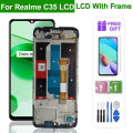 Clearance sale 6.6| For OPPO Realme C35 LCD Display Screen Touch Digitizer Assembly Replacement For Realme C35 LCD RMX3511 Display Repair Parts. 
