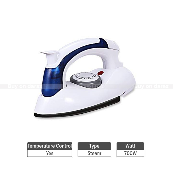 Mini Portable Foldable Travel Iron Electric Steam & Dry Iron