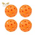 SuperRide High-density Pe Pickleball High Bounce Pickleball Balls for Indoor/outdoor Training Set of 4 Tournament Quality Favorite 40-hole. 
