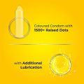Skore Condoms Pina colada with 1500+Raised Dots - 3S. 