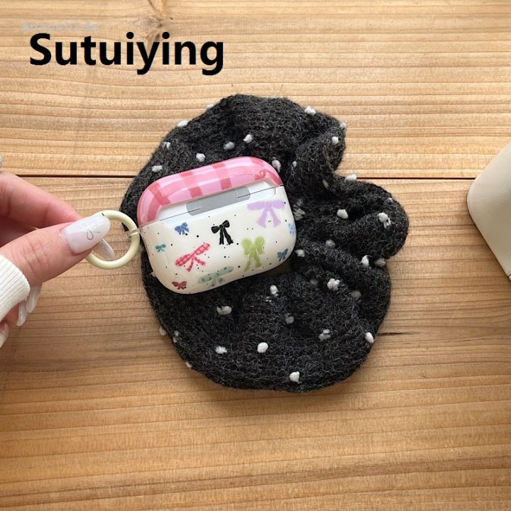 Sutuiying%20Fashion%20Anrushide%20Korean%20Ins%20Cute%20Colourful%20Bow%20For%20Apple%20Airpods%20Pro%201st%20Generation%20High%20Quality%202nd%20Generation%203rd%20Generation%204th%20Generation%20Bluetooth%20Headse%20-%20Image%205