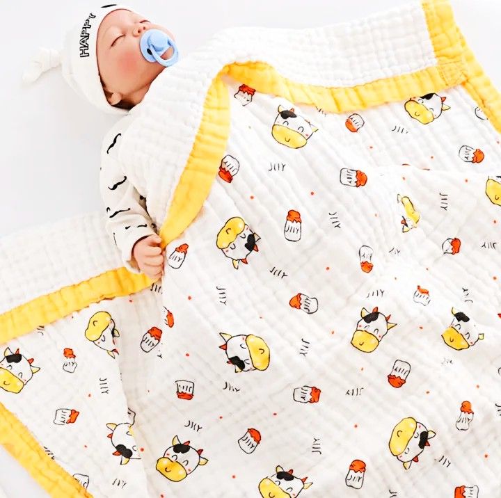 Baby 100% Cotton Super Soft Muslin Blanket