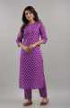 Fabdale Women’s Pure Cotton Printed Kurta Pant with Dupatta Set | Green Floral Ethnic Wear (DVST-017). 