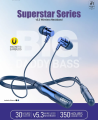 Ubon U6 Superstar Series Wireless Neckband | Neckband with Bluetooth 5.3 | 10mm Deep Bass Driver | 30 Hours Battery | In-Ear Magnetic Neckband  | Built-in Mic | Low Latency Wireless Headset. 