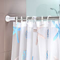 Adjustable Stainless Steel Telescopic Shower Curtain Rod 110-200cm for Bathroom. 