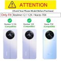 Silicone Case for Realme 12 / 12x 5G - Camera Protective Flexible Phone Back Cover - Black. 