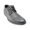 Black  Black Horse Shoes  Leather Lace Up Formal Shoes For Men. 