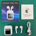 FANTASY 2020 1.3 inch LCD Display True Wireless Mini Bluetooth 5.0 Earphone Stereo In-ear Earbuds with Mic Support Wireless Charging - White. 