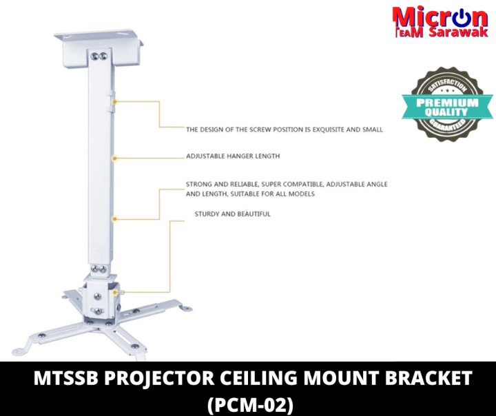 2%20In%201%20Projector%20Ceiling%20Mount%20Or%20Wall%20Mount%20Holder%20Bracket%20Stand,%2015-25%20inch%20Adjustable%20-%20Image%202