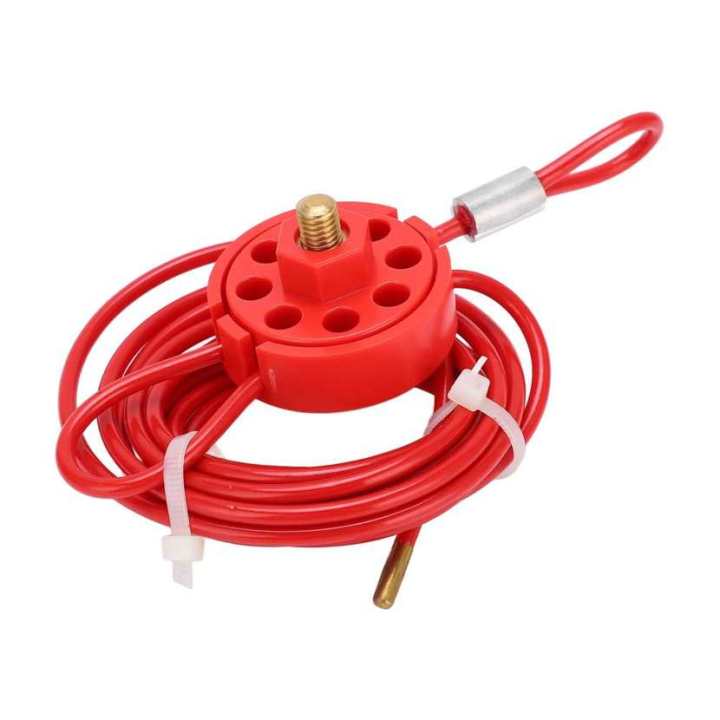Adjustable Cable Lockout 2meters Lockable Handle Stainless Steel Tagout ...