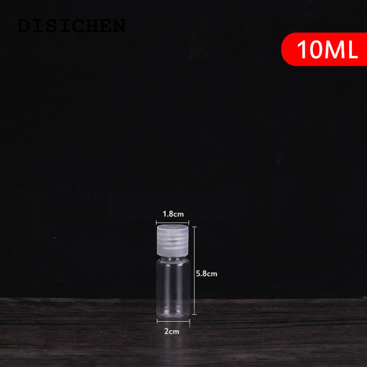 DISICHEN%20Profesional%201Pc%205/10/30/50/80/120/200/250%20Ml%20Plastic%20Transparent%20Bottle%20Refillable%20Butterfly%20Cap%20Makeup%20Tool%20Sub-bottling%20Clamshell%20Bottle%20-%20Image%207