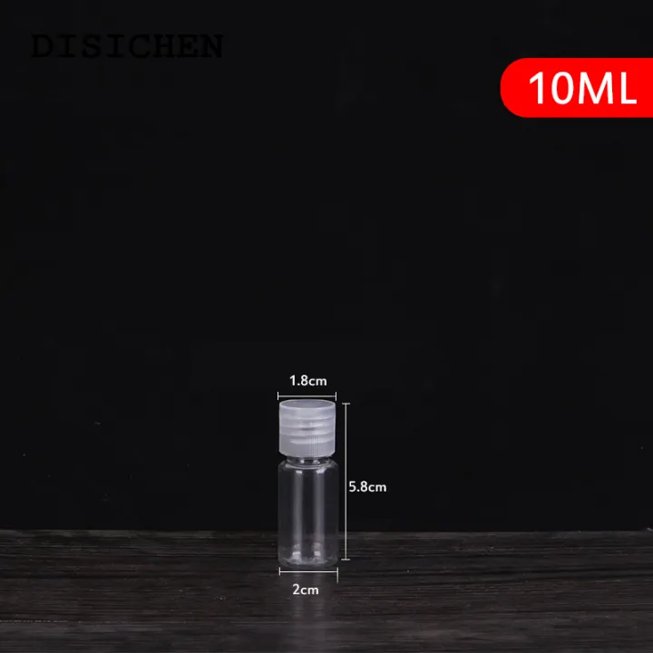 DISICHEN%20Profesional%201Pc%205/10/30/50/80/120/200/250%20Ml%20Plastic%20Transparent%20Bottle%20Refillable%20Butterfly%20Cap%20Makeup%20Tool%20Sub-bottling%20Clamshell%20Bottle%20-%20Image%207