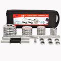 York 50kg Chrome Dumbbell Set Adjustable Dumbbell Set 50 kg Chrome Coated with a Briefcase Pack 50 kg Set Dumbell. 