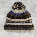 Multicolored Woolen Benea Hat/Cap Kids For Unisex. 