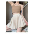 Ballet skirt summer 2024 new style small man high waist slim with lined anti-light jk sports short skirt. 