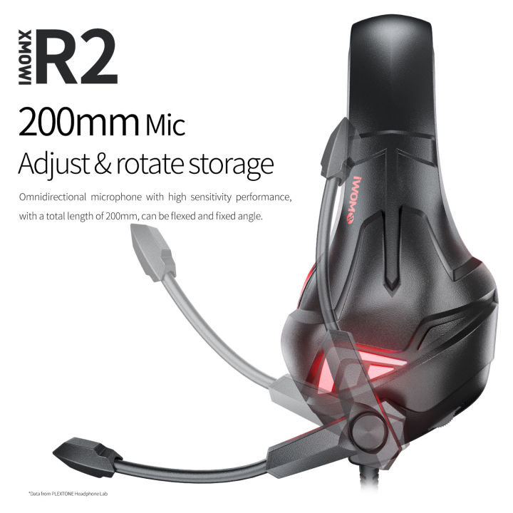 Plextone%20Xmowi%20R2%20Rgb%20Lighting%20Gaming%20Headset%20Omnidirectional%20Noise%20Reduction%20Microphone%20With%20Arm%20Adjustment%20-%20Image%206